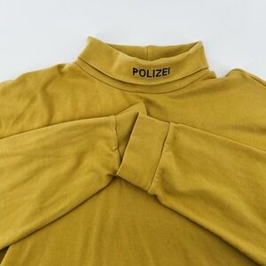 Vintage Germany Wunsch & Rudolph Polizei Turtleneck Shirt 100% Cotton Sz L